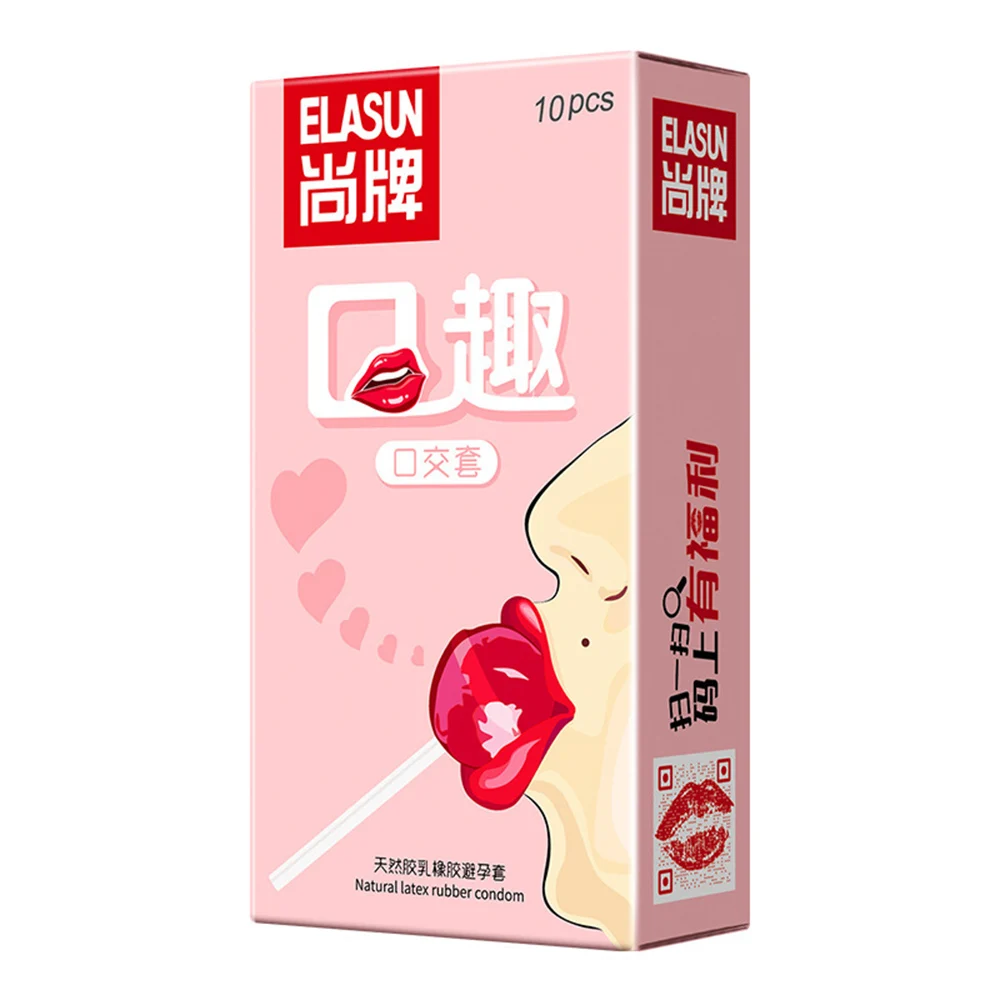 Préservatifs sexuels buccaux saveur cerise, jouets sexuels pour adultes pour hommes, préservatifs lubrifiés Ultra fins, manches buccales, produits sexuels de sécurité, boutique mavera