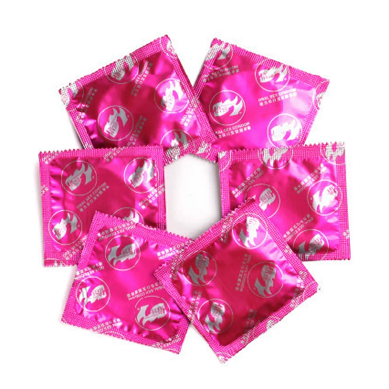Préservatifs sexuels buccaux saveur cerise, jouets sexuels pour adultes pour hommes, préservatifs lubrifiés Ultra fins, manches buccales, produits sexuels de sécurité, boutique mavera
