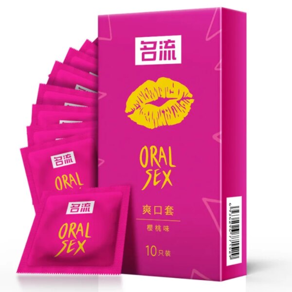 Préservatifs sexuels buccaux saveur cerise, jouets sexuels pour adultes pour hommes, préservatifs lubrifiés Ultra fins, manches buccales, produits sexuels de sécurité, boutique mavera – Image 2
