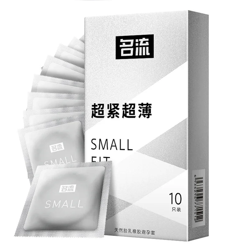 Préservatifs de petite taille pour hommes, 45mm, retarde l'éjaculation, préservatif fin et serré, manchon pour pénis, en caoutchouc naturel, jouets sexuels Contraception