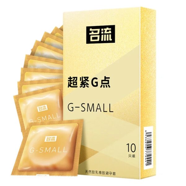 Préservatifs de petite taille pour hommes, 45mm, retarde l'éjaculation, préservatif fin et serré, manchon pour pénis, en caoutchouc naturel, jouets sexuels Contraception – Image 4