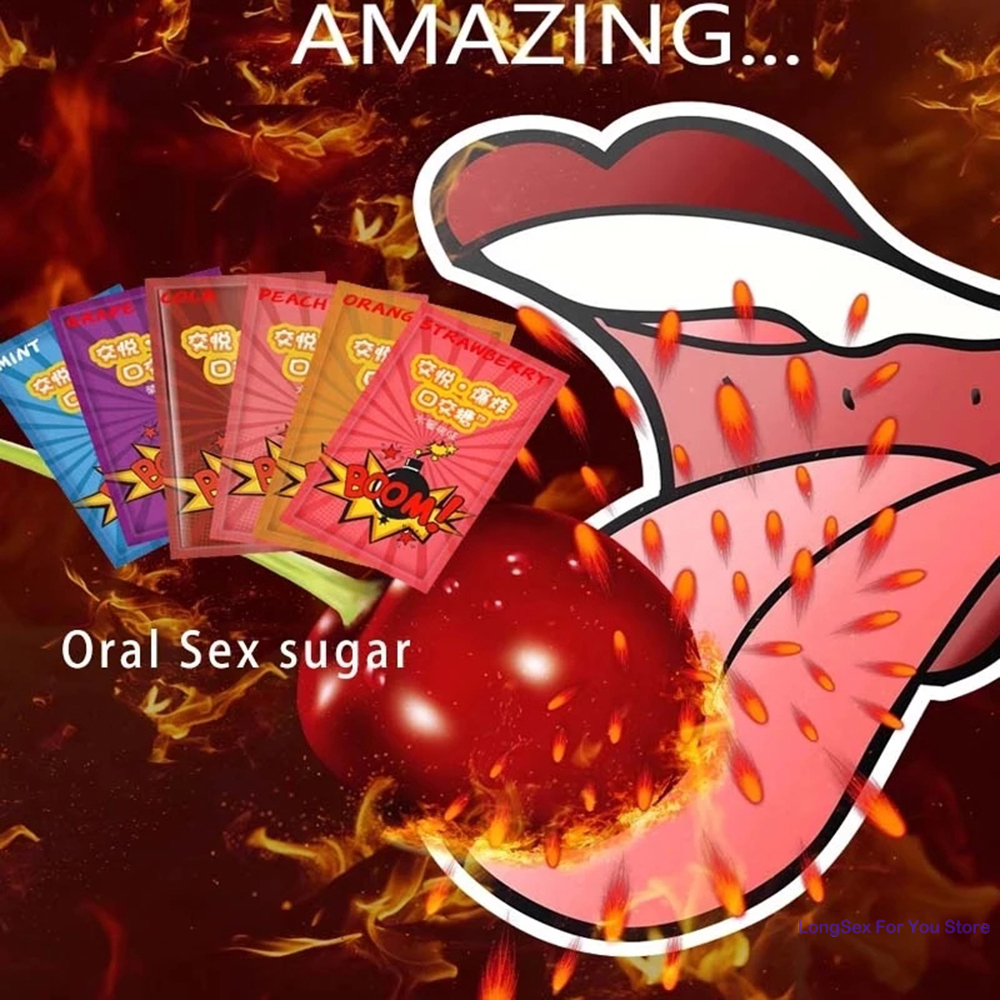 Jouets sexuels buccaux pour hommes et femmes, 20 pièces, profitez du feu, sensation de glace, succion, succion du goût de bonbons, jouets de flirt conçus pour adultes