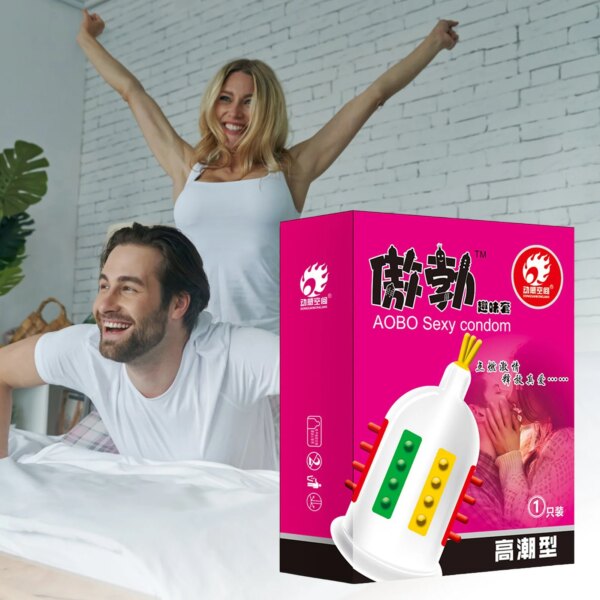 Spike conGenre pour le plaisir sexuel, dur, rugueux, point G, conrotatifs pour hommes, Maastricht l'éjaculation, boucles spéciales, publicité, mal, pénis, manchon – Image 5