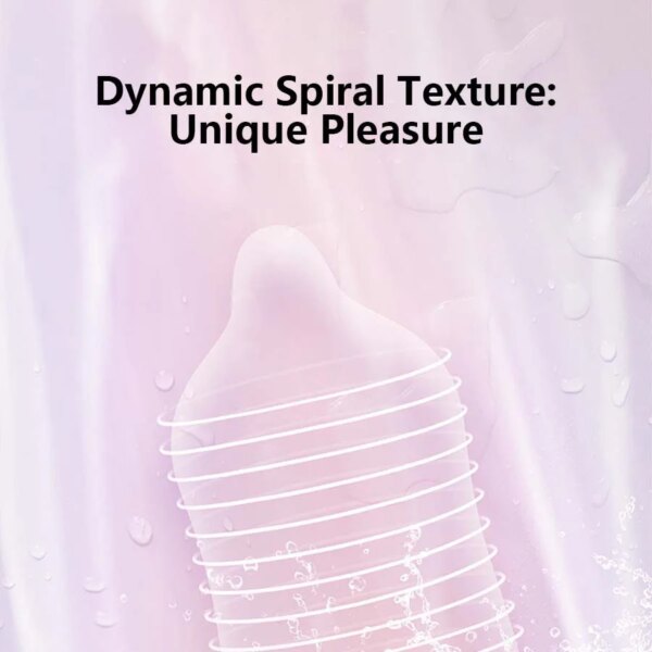 Préservatifs filetés 10 pièces, préservatif sexuel sûr, préservatif lubrifiant fileté ultra-fin et durable, condoms gel naturels, préservatifs masculins – Image 5