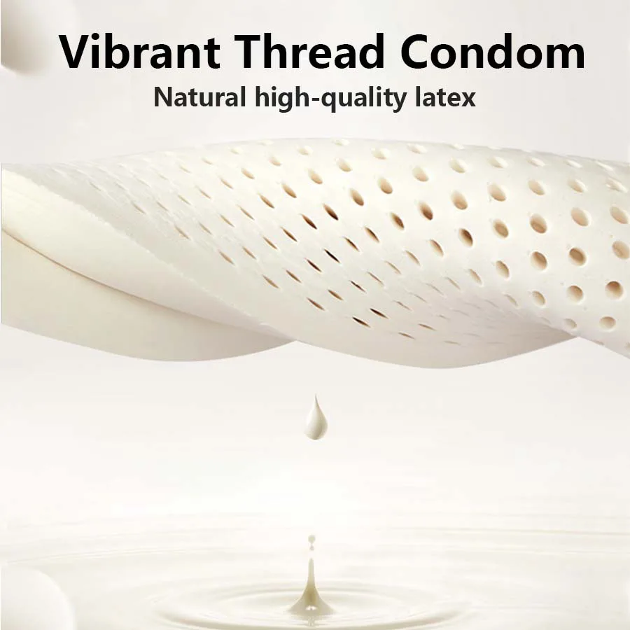 Préservatifs filetés 10 pièces, préservatif sexuel sûr, préservatif lubrifiant fileté ultra-fin et durable, condoms gel naturels, préservatifs masculins