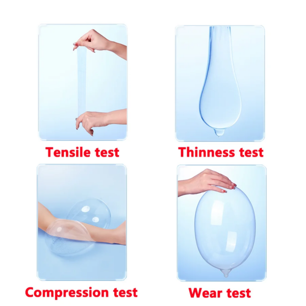 Préservatifs filetés 10 pièces, préservatif sexuel sûr, préservatif lubrifiant fileté ultra-fin et durable, condoms gel naturels, préservatifs masculins – Image 2