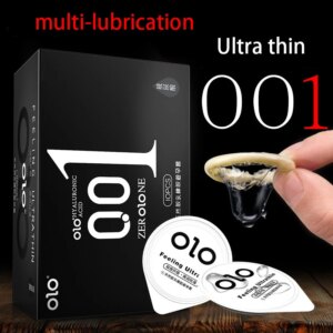Manchon de pénis en latex ultra mince pour homme, retard d'éjaculation, sensation de glace chaude, consoles de genre, UNIS issement vaginal, jouets sexuels pour adultes, 0.01