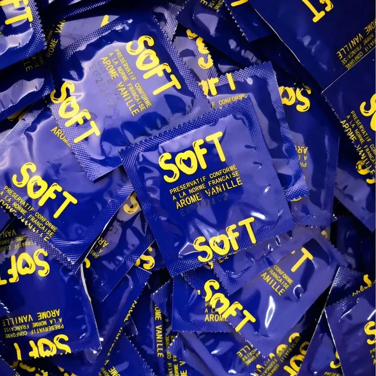 Conrotatifs Ultra Minces en Latex et Caoutchouc Naturel pour Homme, Jouets Sexuels à l'Acide Hyaluronique, Manchon de Pénis pour une Contraception plus Sûre, 50 Pièces