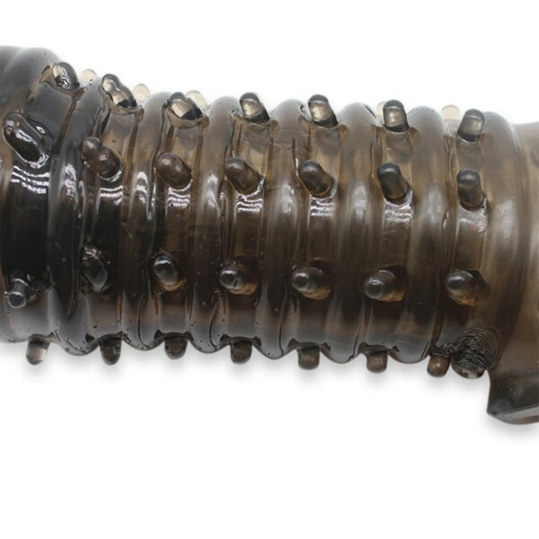 Préservatifs de pénis réutilisables, anneaux d'extension, retarde l'éjaculation, manchons de coq, couverture de gland en Silicone, jouets sexuels pour hommes – Image 4