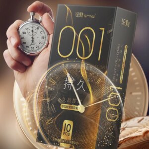 Préservatifs retardés d'éjaculation ultra-minces 001, jouets sexuels, manchons de pénis pour hommes, sensation de peau hautement stimulée, accessoires sexuels pour adultes