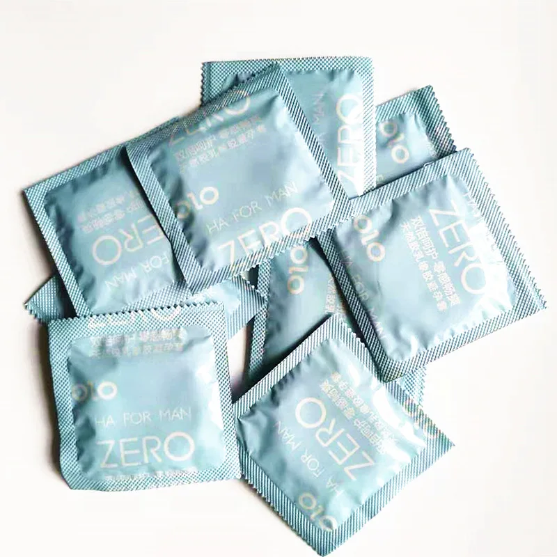 Préservatif à l'acide hyaluronique, 50 pièces, lubrification en Latex naturel, retard Ultra fin, manchons pour pénis sexuel, fournitures de contraception, jouet sexuel pour adultes