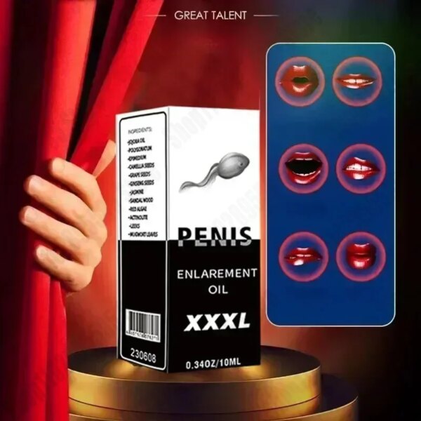 Huile pour agrandissement du pénis masculin, grosse bite, crème XXL, augmentation de la taille Xxl, produit d'érection, pilules d'extension, produit sexuel, meilleur choix pour – Image 5