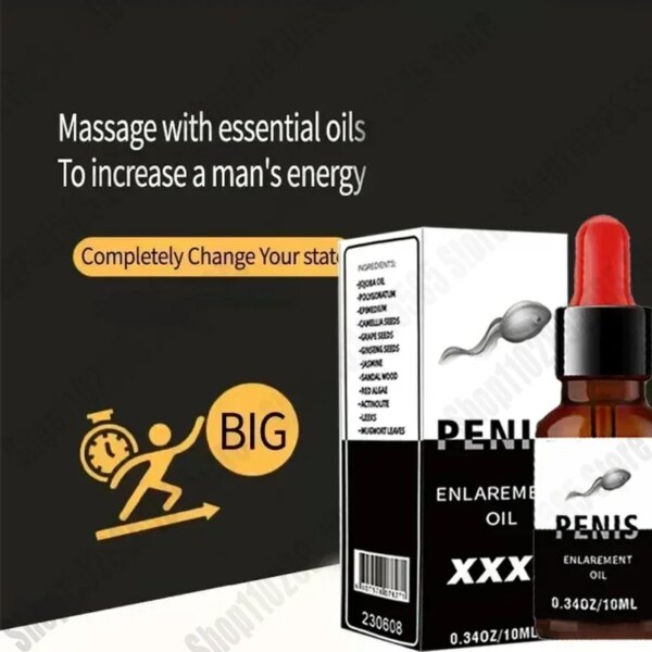 Huile pour agrandissement du pénis masculin, grosse bite, crème XXL, augmentation de la taille Xxl, produit d'érection, pilules d'extension, produit sexuel, meilleur choix pour – Image 4