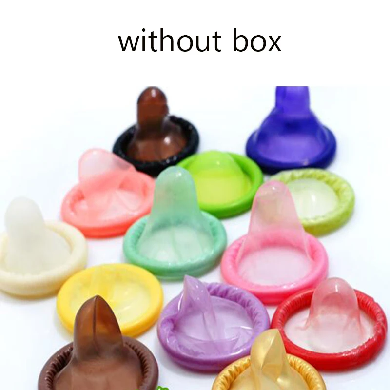 Jouets sexuels en latex de caoutchouc naturel pour adultes, 20 pièces, scooters colorés, distributeurs de produits sans boîte, différentes couleurs, ultra-mince, ajustement sûr, 52mm