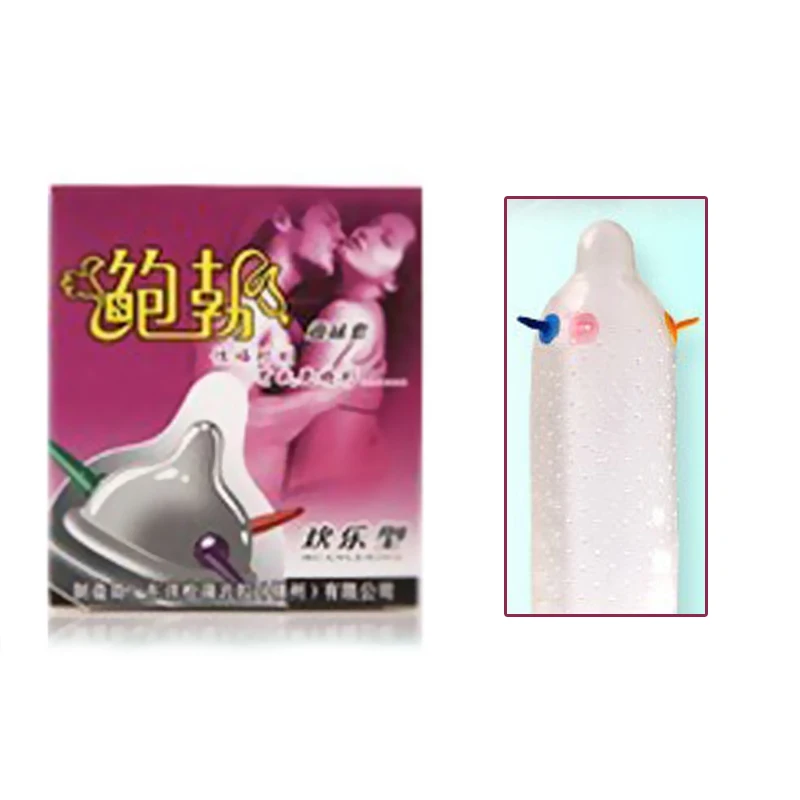 Préservatifs pointillés pour hommes jouets sexuels pour adultes pointes nervurées point G Stimulation vaginale préservatif coq Contraception manchons de pénis sensibles