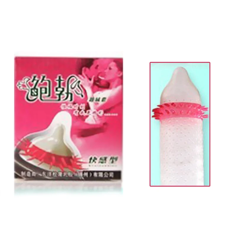 Préservatifs pointillés pour hommes jouets sexuels pour adultes pointes nervurées point G Stimulation vaginale préservatif coq Contraception manchons de pénis sensibles