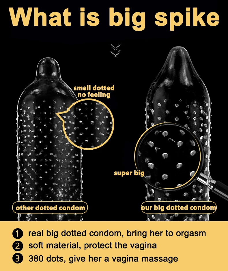 Préservatifs Super pointus pour hommes, 18 + jouets sexuels en caoutchouc naturel thaïlandais, préservatifs spéciaux, manches de pénis lubrifiées, boutique de sexe