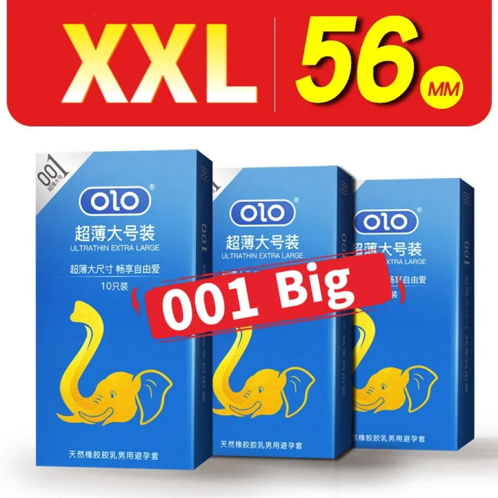 Préservatif de grande taille 56MM, 30 pièces, manchons de pénis Ruuber, jouets sexuels pour hommes adultes, préservatif Ultra fin surdimensionné, produit érotique, Contraception