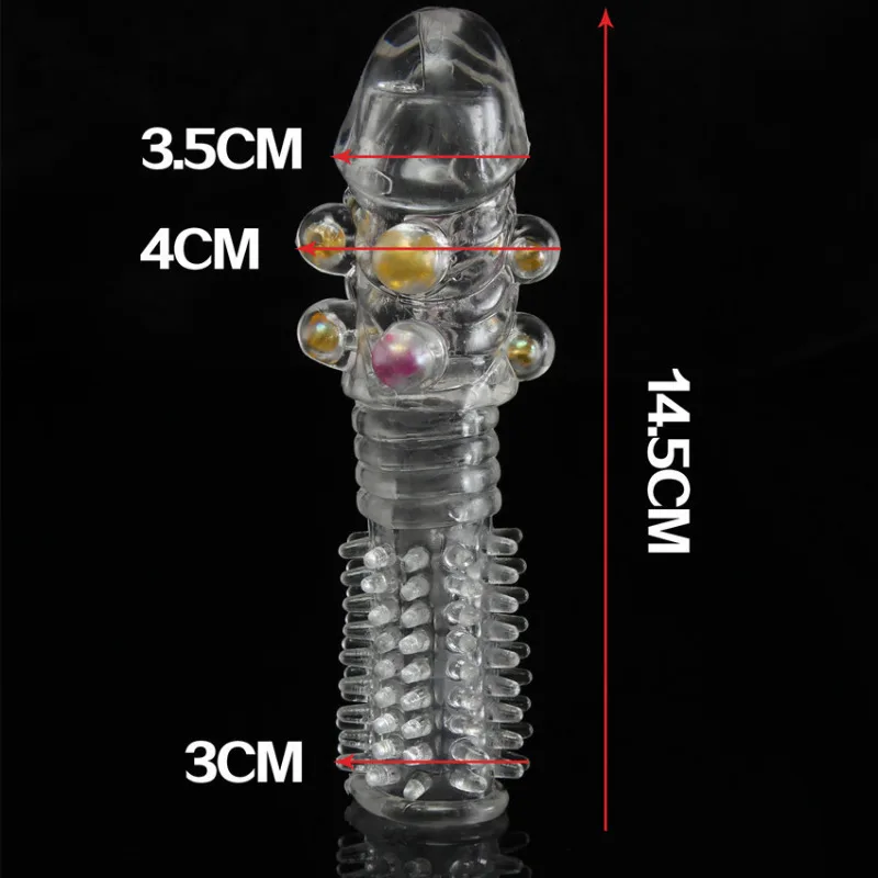 Préservatifs de pénis de masse de cristal de grosses particules 3D avec des épines agrandisseur de pénis épais retarder l'éjaculation anneau de coq pour les Couples de la vie sexuelle Préservatifs de pénis de masse de cristal de grosses particules 3D avec des épines agrandisseur de pénis épais retarder l'éjaculation anneau de coq pour les Couples de la vie sexuelle