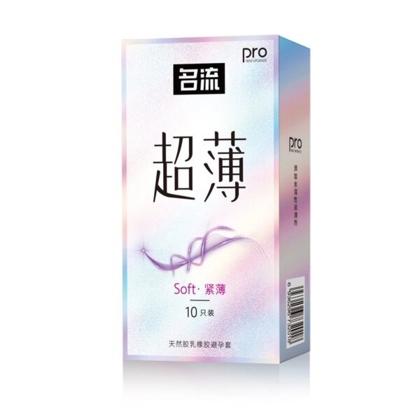 Préservatif Ultra serré et fin pour hommes, 45mm, acide hyaluronique, lubrification Soluble dans l'eau, manchon de pénis, jouets sexuels pour adultes de 18 ans – Image 2