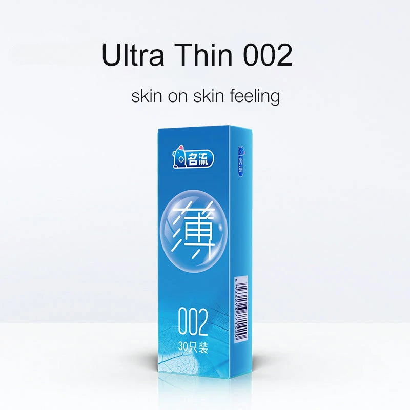30 pièces préservatifs pour hommes Ultra mince 0.02 Latex naturel lubrifié coq préservatif intime pénis coq manchon pour adultes 18 jouets sexuels