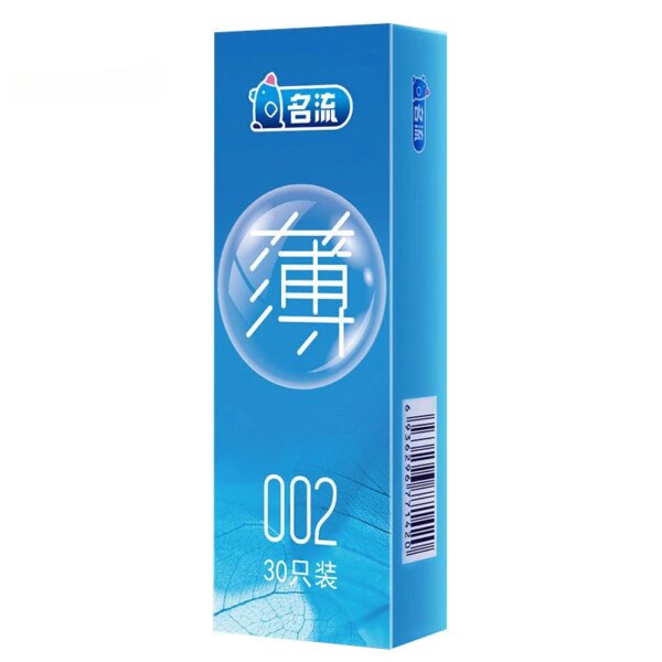 30 pièces préservatifs pour hommes Ultra mince 0.02 Latex naturel lubrifié coq préservatif intime pénis coq manchon pour adultes 18 jouets sexuels – Image 3