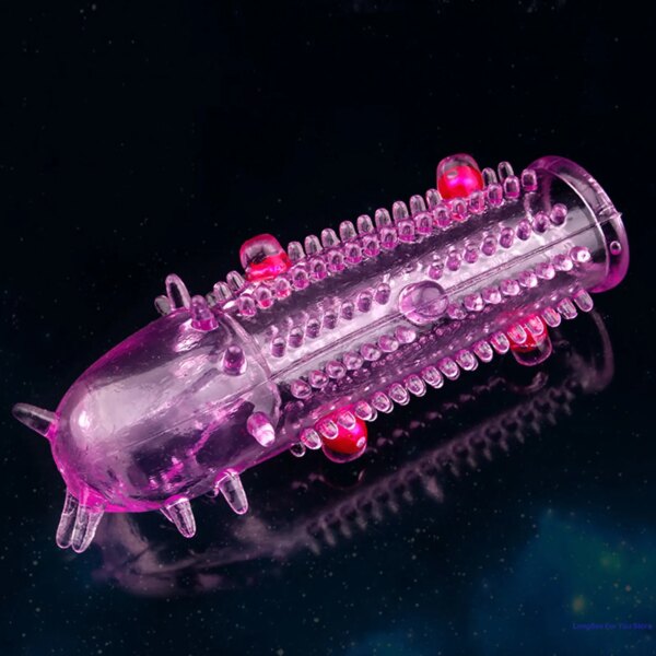 Préservatifs de pénis de masse de cristal de grosses particules 3D avec des épines agrandisseur de pénis épais retarder l'éjaculation anneau de coq pour les Couples de la vie sexuelle – Image 6