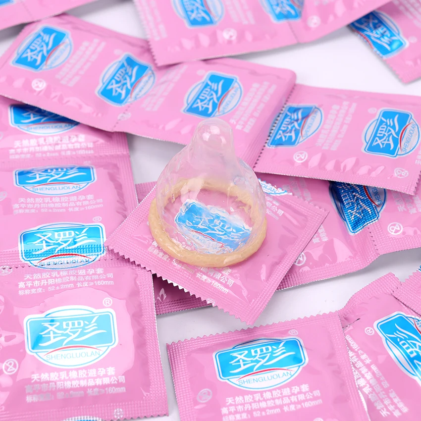 10/12 pièces préservatif érotique glace et sensation chaude grosses particules pointes préservatif G Point Stimulation Sexshop Contraception pour hommes jouet sexuel