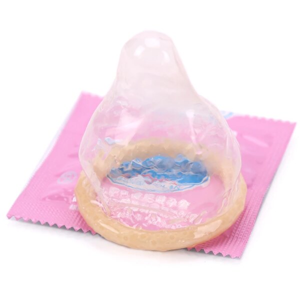 10/12 pièces préservatif érotique glace et sensation chaude grosses particules pointes préservatif G Point Stimulation Sexshop Contraception pour hommes jouet sexuel – Image 6