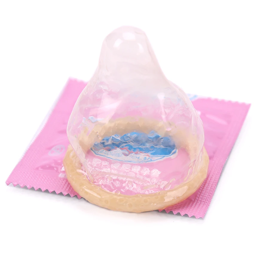 10/12 pièces préservatif érotique glace et sensation chaude grosses particules pointes préservatif G Point Stimulation Sexshop Contraception pour hommes jouet sexuel