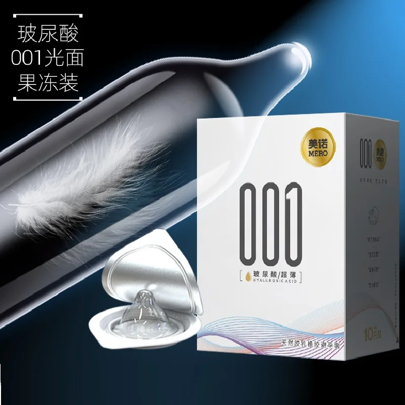Préservatif Ultra mince pour homme, jouet sexuel pour adulte, produit sexuel à haute sensibilité, avec filetage, point G, manchon de pénis durable, 0.01