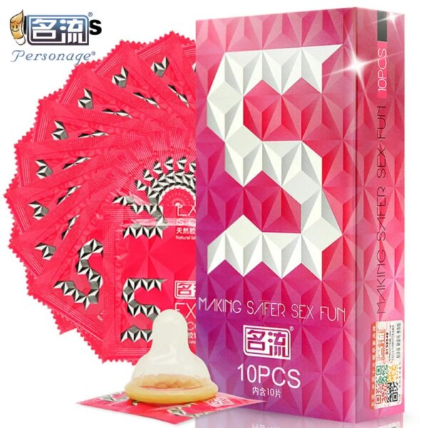 Personnalisation tout petit préservatif 45mm 49mm serré nervuré pointes préservatifs Long plaisir retardé Latex manchon de pénis jouets de lubrification sûrs – Image 3