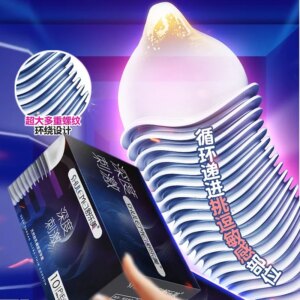 10 pièces préservatif fileté jouets sexuels pour hommes pointillé Spike Latex Stimulation vaginale Massage préservatifs manchon de pénis adultes produits sexuels