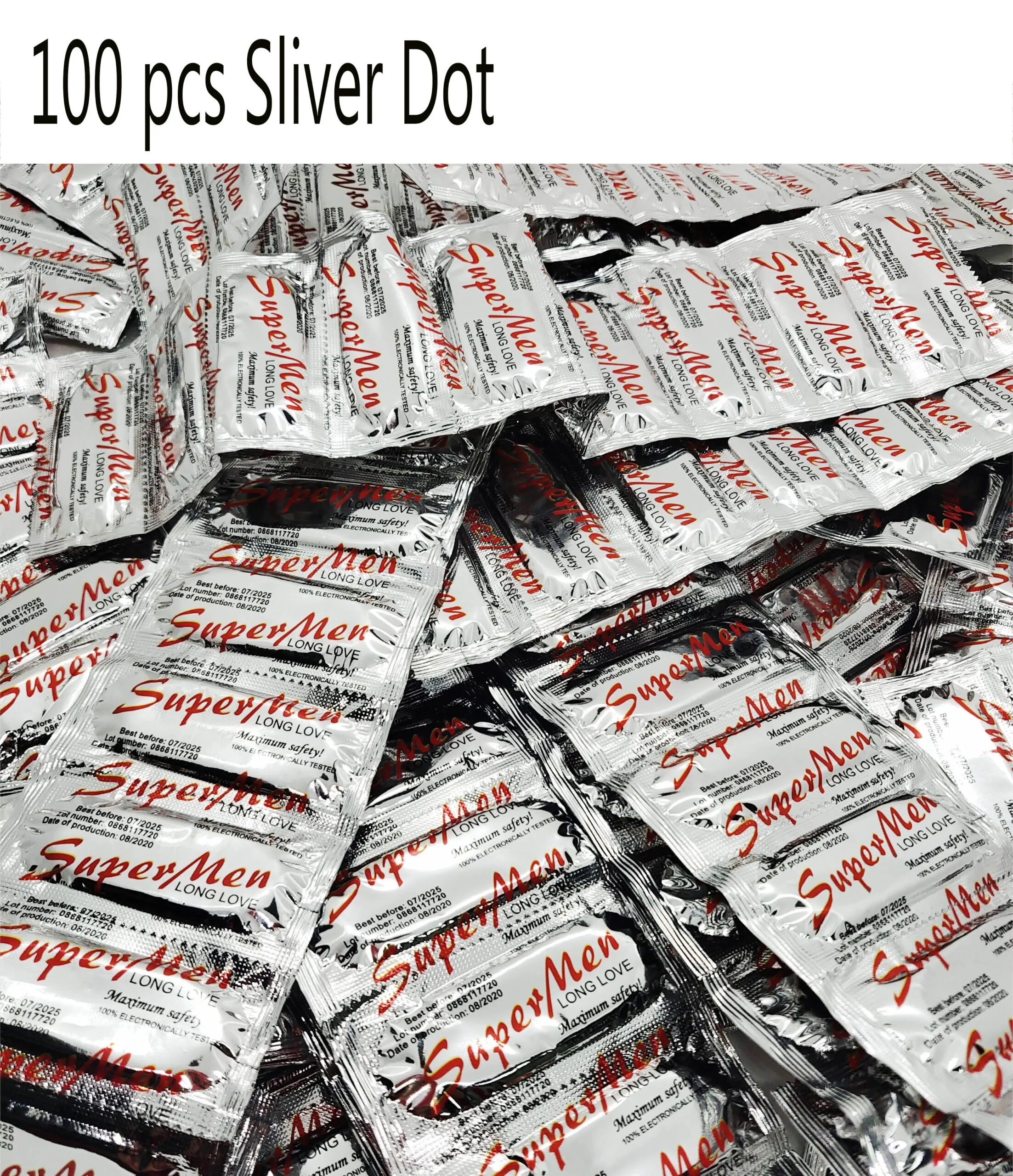 Sliver 100pcs Dot