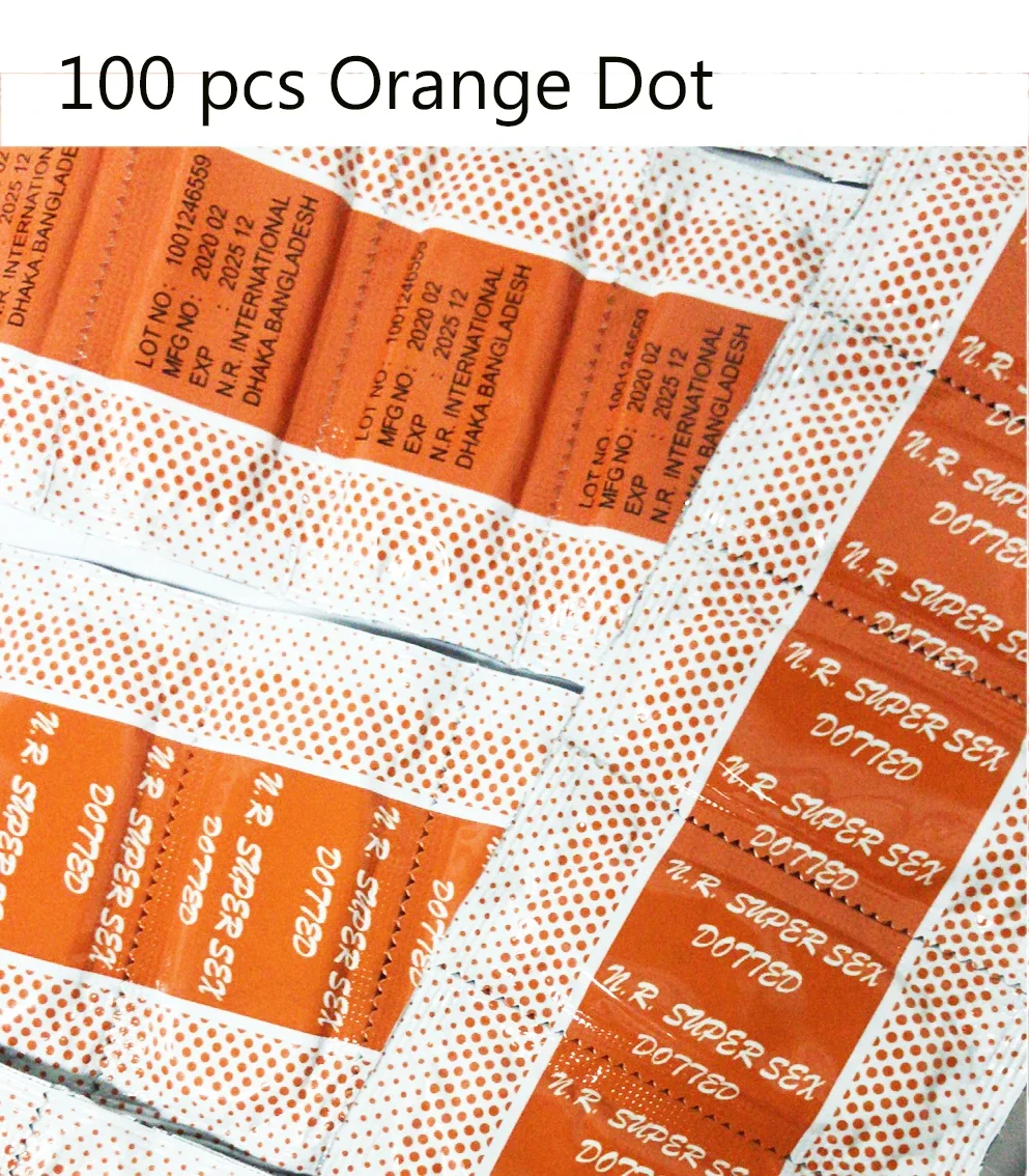 Orange 100pcs Dot
