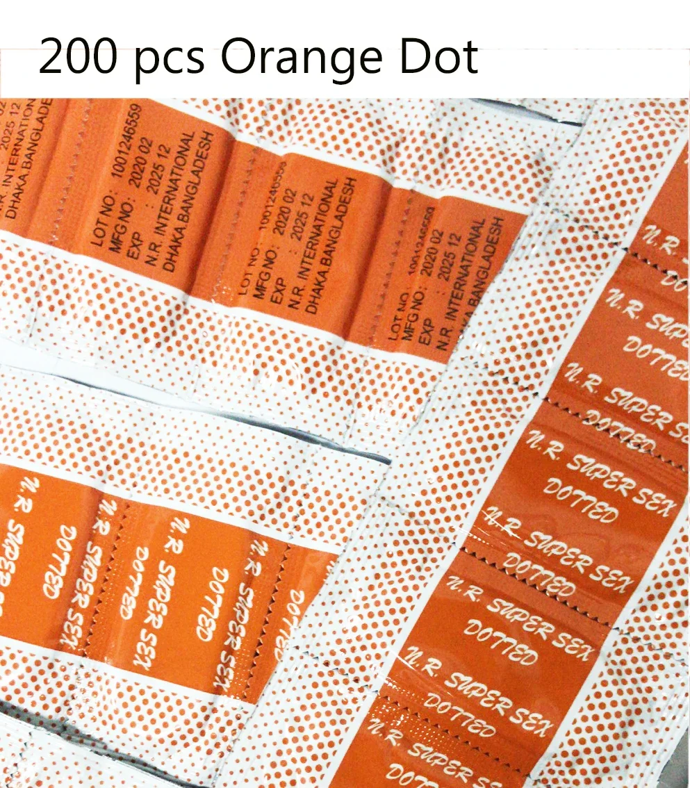 Orange 200pcs Dot