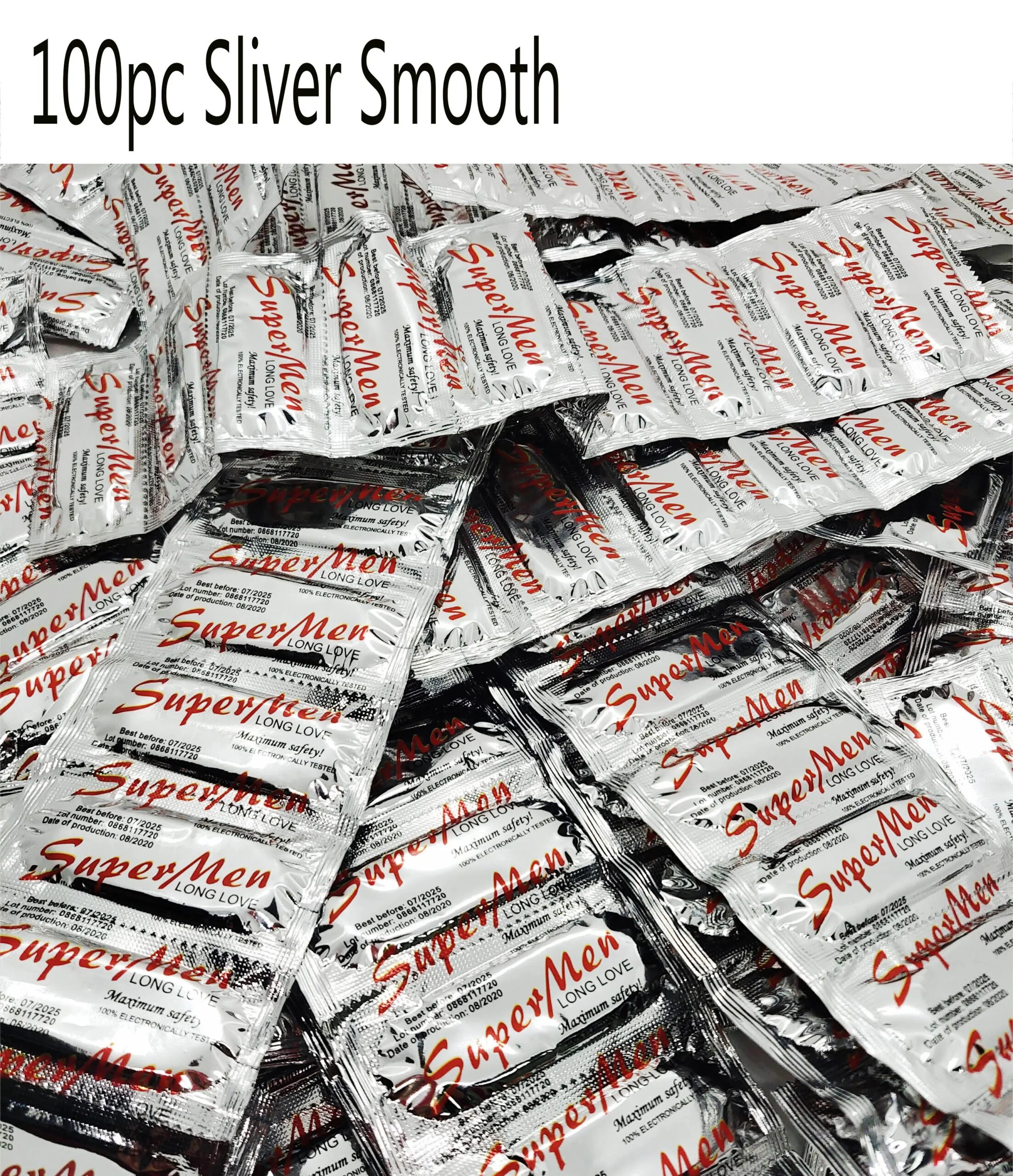 Sliver 100pcs Smooth