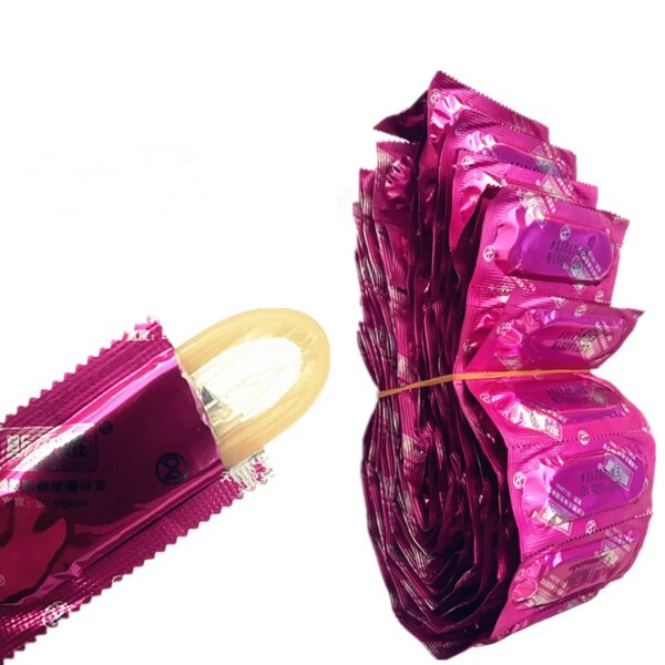 10/30 pièces préservatifs en Latex naturel lisse grand pénis à huile lubrifié préservatif d'extension pour hommes Contraception plus sûre jouets sexuels – Image 5