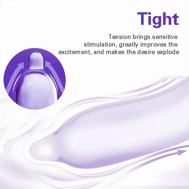 Préservatifs Super fins pour hommes, 12 pièces, retarde l'éjaculation, 49mm, petit ajustement étroit, manchon de pénis Ultra fin, préservatif lubrifié longue durée