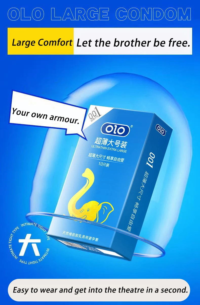Préservatifs Extra Large 55/56mm, plus lubrifiant, jouets sexuels, manchon de pénis pour pénis, produits pour adultes, produits intimes