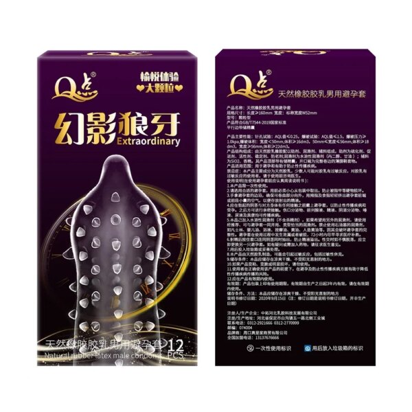 Préservatifs pour prolonger le temps, jouets sexuels granulaires, érotiques pour hommes, retarde l'éjaculation, grands pointes, produits sexuels, Sexshop haute sensibilité – Image 6