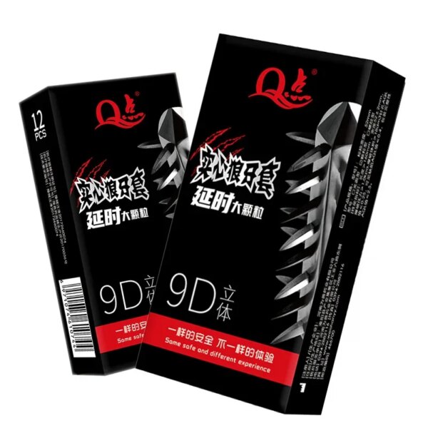 Préservatifs pour prolonger le temps, jouets sexuels granulaires, érotiques pour hommes, retarde l'éjaculation, grands pointes, produits sexuels, Sexshop haute sensibilité – Image 4