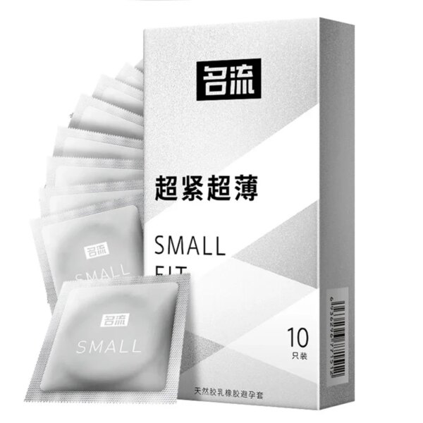 Préservatifs de petite taille pour hommes, 45mm, retarde l'éjaculation, préservatif fin et serré, manchon pour pénis, en caoutchouc naturel, jouets sexuels Contraception – Image 5