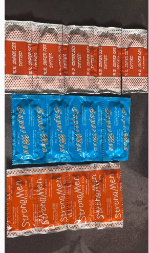 Préservatif à l'acide hyaluronique, manchon pour pénis, lubrification en latex naturel, préservatif ultra fin, fournitures de contraception, jouet sexuel pour adultes