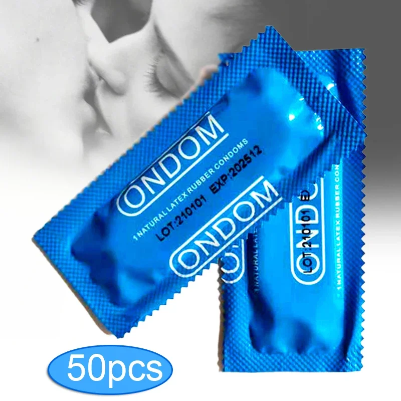 Préservatif à l'acide hyaluronique, manchon pour pénis, lubrification en latex naturel, préservatif ultra fin, fournitures de contraception, jouet sexuel pour adultes