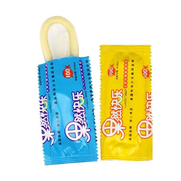 Préservatifs en Latex naturel, 52mm, manchon pour pénis, saveur de Fruit, paquet de 10, Extra lubrifié, Six Styles, jouets de santé sexuelle plus sûrs pour adultes – Image 6
