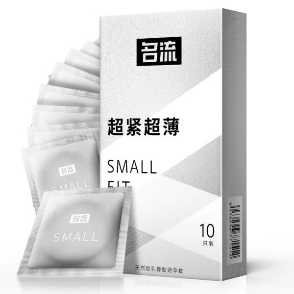 Préservatifs serrés à manchon de pénis de 45mm, jouets sexuels pour hommes, préservatifs fins à pois, contraception, produits sexuels pour Couple, boutique de sexe pour adultes – Image 5