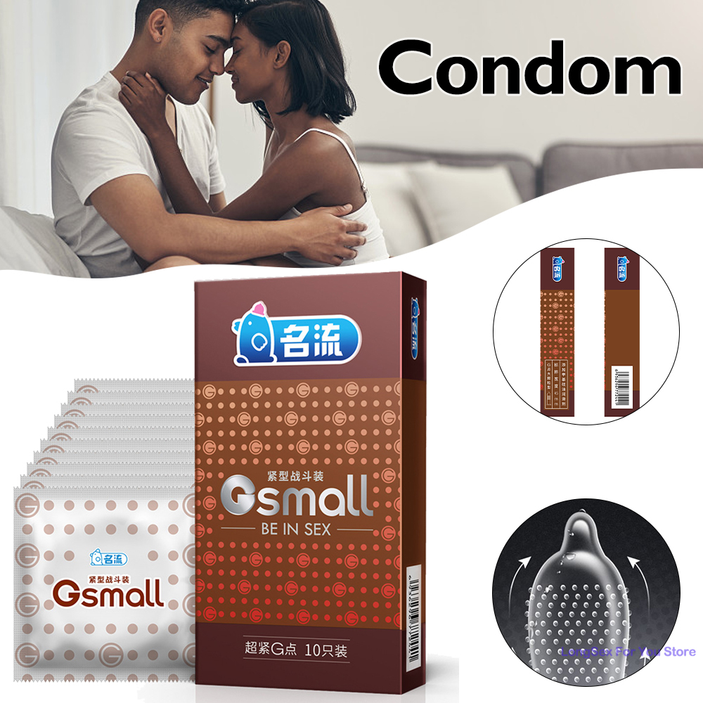 Préservatifs de petite taille pour hommes, 45mm, pointes nervurées serrées, longue durée, plaisir retardé, manchon de pénis en Latex, marchandises pour adultes