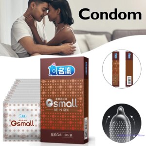 Préservatifs de petite taille pour hommes, 45mm, pointes nervurées serrées, longue durée, plaisir retardé, manchon de pénis en Latex, marchandises pour adultes