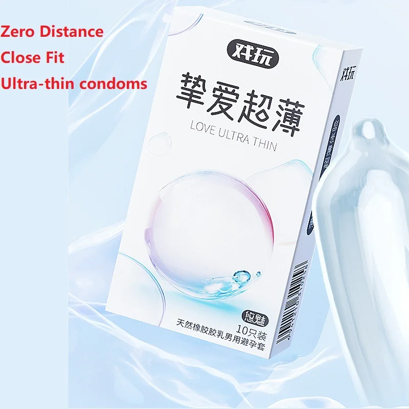Préservatifs Ultra-fins, 30 pièces, manches pour pénis, produits sexuels pour Couple adulte, préservatifs de Contraception sûrs, manches pour coq masculin, Sexshop